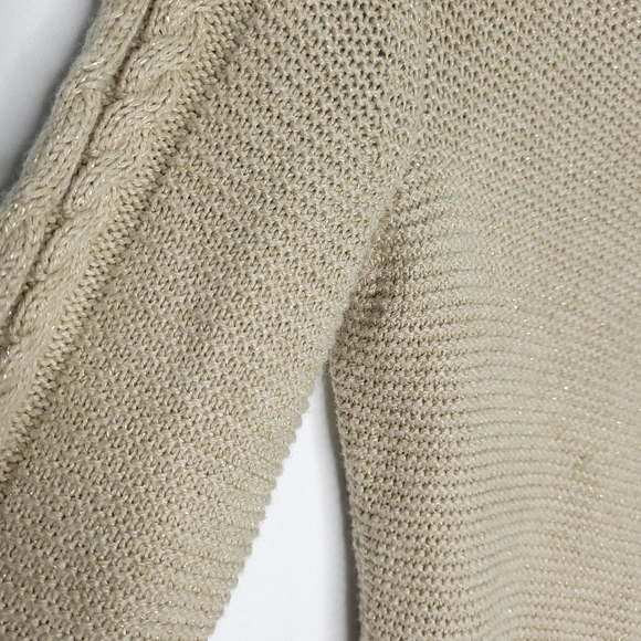 TOMMY BAHAMA Girl's Cable Knit Pullover Sweater LARGE (10-12) NWT - Picture 5 of 12